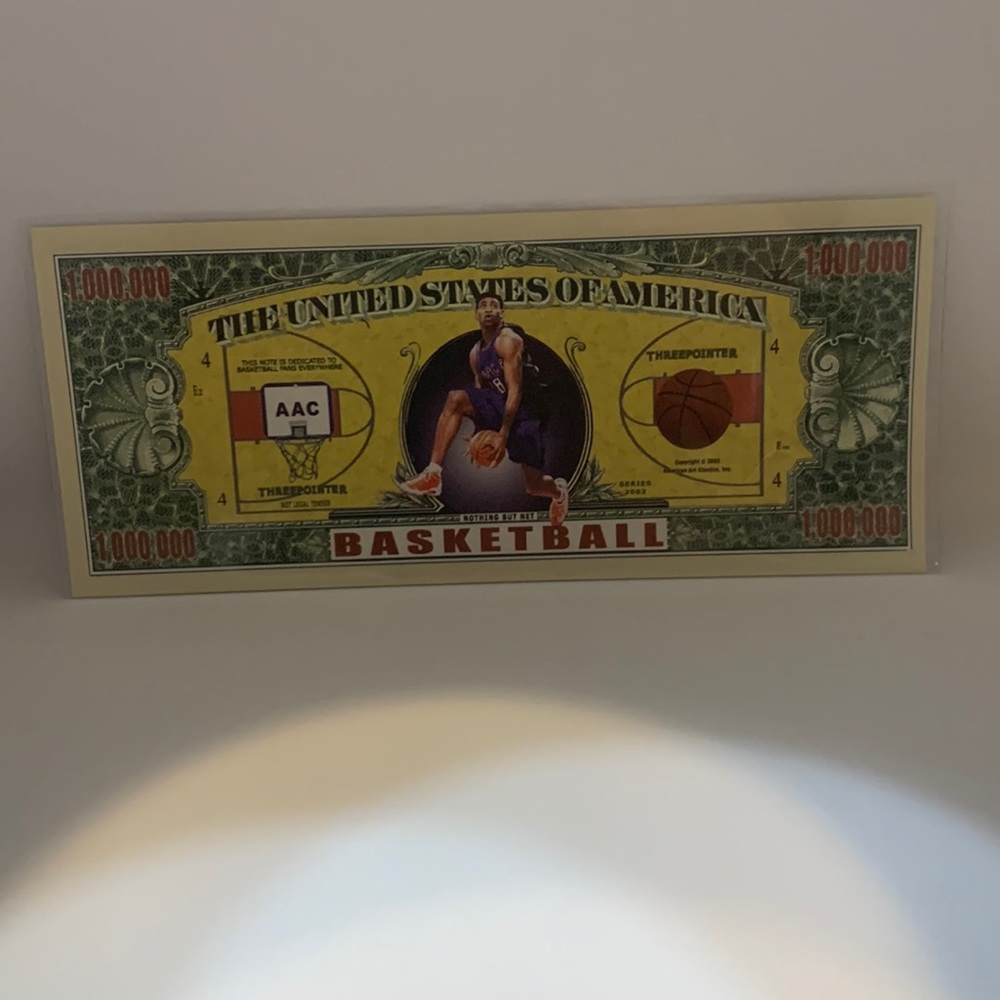 Nothing But Net Custom Made Million Dollar Bill (MISC3)